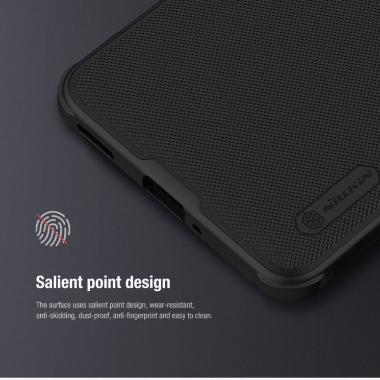 Пластиковый чехол NILLKIN Frosted Shield Pro для Xiaomi Poco F6 Pro - Black: фото 11 из 17