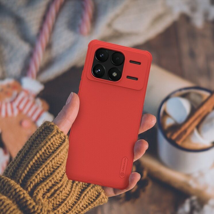 Пластиковый чехол NILLKIN Frosted Shield Pro для Xiaomi Poco F6 Pro - Black: фото 16 из 17