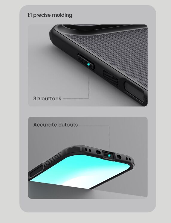 Защитный (PC+TPU) чехол NILLKIN Frosted Shield Pro Magnetic для iPhone Air - Black: фото 18 из 20