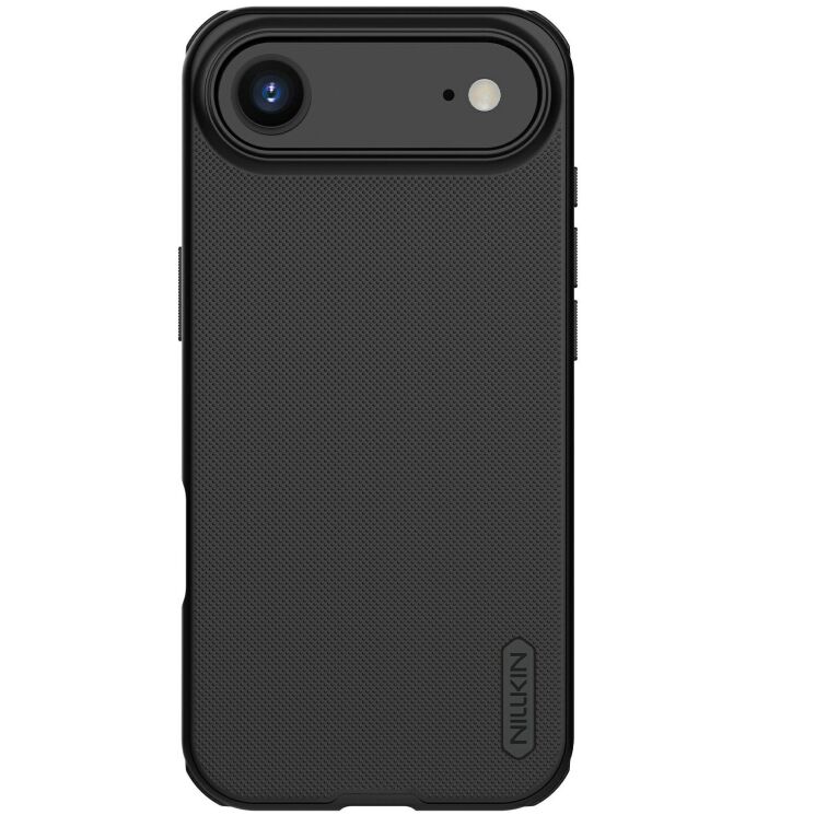 Защитный (PC+TPU) чехол NILLKIN Frosted Shield Pro Magnetic для iPhone Air - Black: фото 1 из 20