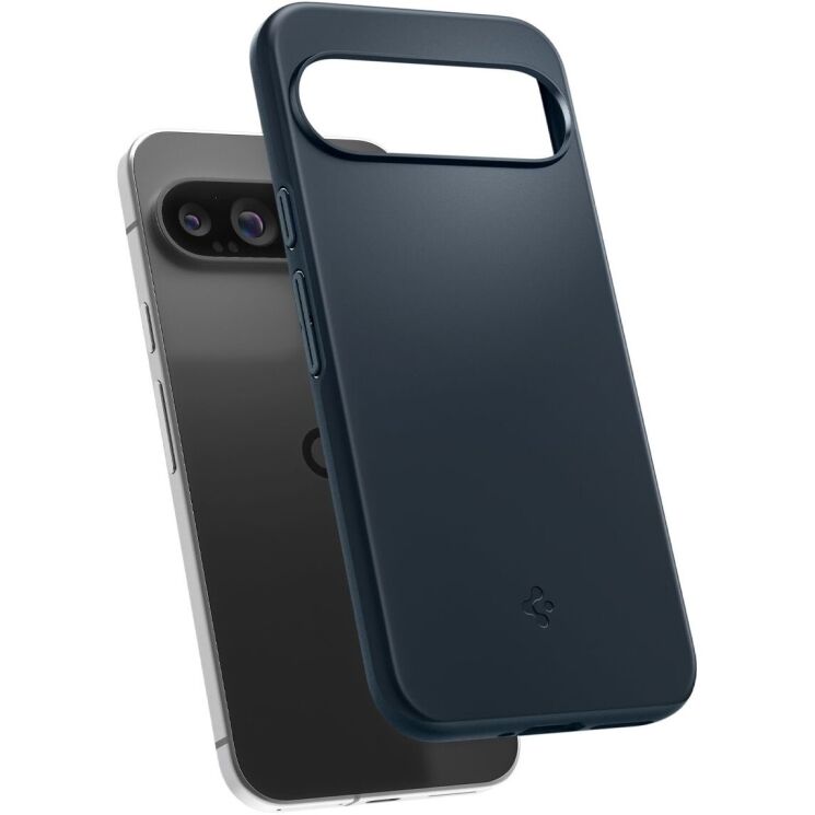 Пластиковий чохол Spigen (SGP) Thin Fit для Google Pixel 9 Pro XL - Metal Slate: фото 3 з 16