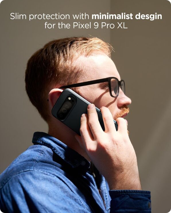 Пластиковый чехол Spigen (SGP) Thin Fit для Google Pixel 9 Pro XL - Black: фото 15 из 16