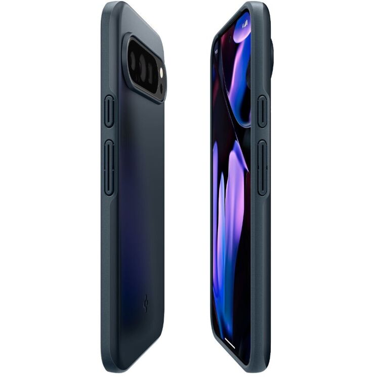 Пластиковий чохол Spigen (SGP) Thin Fit для Google Pixel 9 Pro XL - Metal Slate: фото 6 з 16
