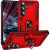 Противоударный чехол с подставкой Deexe Armor Case для Samsung Galaxy S26 FE - Red: фото 1 из 7
