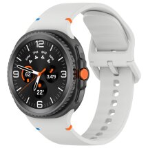 Ремінець ArmorStandart Soft Silicone (M/L) для Samsung Galaxy Watch 8 (40/44mm) / 8 Classic - Light Grey: фото 1 з 6
