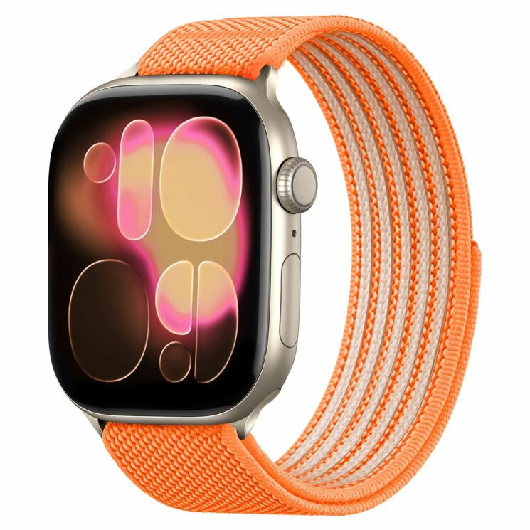 Ремінець Deexe Active Band для Apple Watch 42 (Series 10/11/12) / 41 / 40 / SE 40 / 38 - Orange (345162O) Ремінець Deexe Active Band для Apple Watch 42 (Series 10/11/12) / 41 / 40 / SE 40 / 38 - Orange: фото 2 з 4