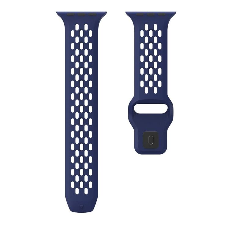 Ремінець Deexe Astra Strap для Apple Watch 42 (Series 10) / 41 / 40 / SE 40 / 38 - Midnight Blue: фото 3 з 7