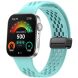 Ремешок Deexe Astra Strap для Huawei Watch Fit 3 - Teal (357109T). Фото 3 из 3