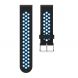 Ремешок Deexe Dual Color для Samsung Galaxy Watch 46mm / Watch 3 45mm / Gear S3 - Black/Blue (115804BTT). Фото 3 из 4