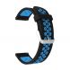 Ремешок Deexe Dual Color для Samsung Galaxy Watch 46mm / Watch 3 45mm / Gear S3 - Black/Blue (115804BTT). Фото 4 из 4
