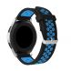 Ремешок Deexe Dual Color для Samsung Galaxy Watch 46mm / Watch 3 45mm / Gear S3 - Black/Blue (115804BTT). Фото 2 из 4