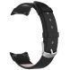 Ремешок Deexe Leather Strip для Xiaomi Mi Smart Band 8 / 9 - Black (326039B). Фото 1 из 6