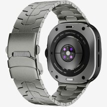 Ремінець Deexe Metal Strap для Samsung Galaxy Watch 8 (40/44mm) - Titanium: фото 1 з 6