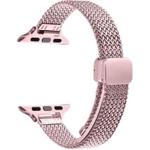 Ремінець Deexe Milanese Band для Apple Watch 42 (Series 10) / 41 / 40 / SE 40 / 38 - Rose Pink: фото 1 з 6