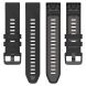 Ремінець Deexe Modern Strap для годинників Garmin з шириною кріплення QuickFit 20mm - White / Black (270816WB). Фото 5 з 7