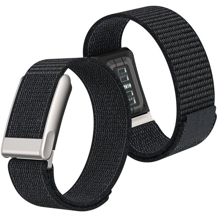 Ремешок Deexe Nylon Loop для WHOOP MG - Black / Grey: фото 3 из 7