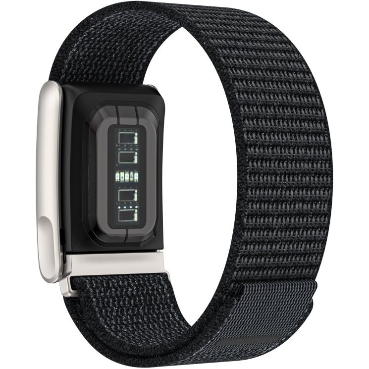 Ремешок Deexe Nylon Loop для WHOOP MG - Black / Grey: фото 2 из 7