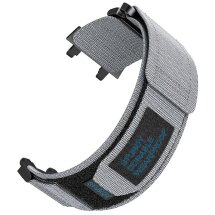 Ремінець Deexe Nylon Magic Tape для Xiaomi Amazfit T-ReX 3 - Grey: фото 1 з 4