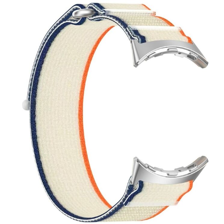 Ремешок Deexe Nylon Strap для Google Pixel Watch 3 (45mm) - Orange: фото 3 из 6
