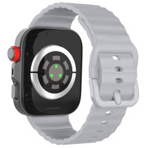 Ремешок Deexe Silicone Fit для Huawei Watch Fit 3 / Fit 4 / Fit 4 Pro - Light Grey: фото 1 из 4