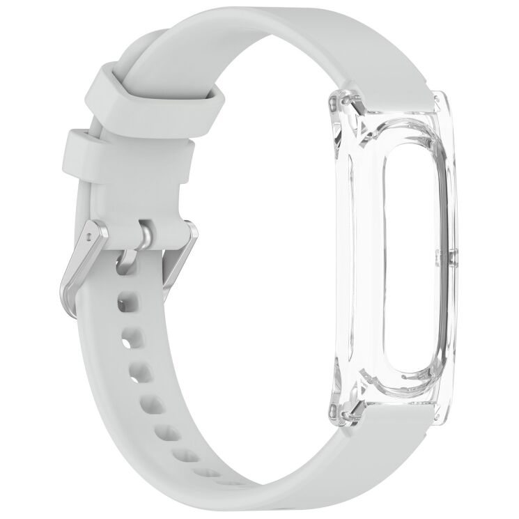 Ремінець Deexe Soft Silicone для Google Fitbit Air - Light Grey: фото 4 з 9