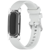 Ремінець Deexe Soft Silicone для Google Fitbit Air - Light Grey: фото 1 з 9