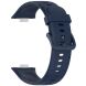 Ремешок Deexe Soft Silicone для Huawei Watch Fit 3 - Midnight Blue (357103MB). Фото 2 из 7