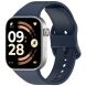 Ремешок Deexe Soft Silicone для Xiaomi Redmi Watch 6 - Midnight Blue (391402DB). Фото 4 из 12