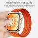 Ремешок Deexe Soft Weave для Huawei Watch Fit 4 Pro / Fit 4 / Fit 3 - Orange (382908O). Фото 3 из 5