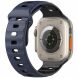 Ремінець Deexe Sport Design для Apple Watch 46 / 45 / 44 / SE 44 / 42 (Series 1-3) / Ultra / Ultra 2 - Midnight Blue / Black (371807BL). Фото 1 з 9