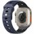 Ремінець Deexe Sport Design для Apple Watch 46 / 45 / 44 / SE 44 / 42 (Series 1-3) / Ultra / Ultra 2 - Midnight Blue / Black: фото 1 з 9