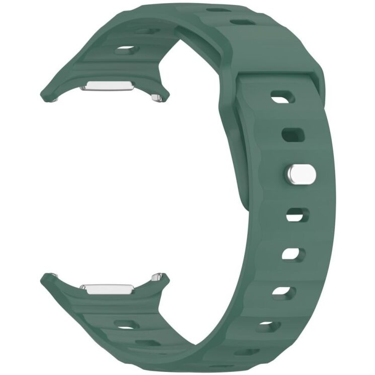 Ремінець Deexe Sport Series для Samsung Galaxy Watch Ultra (47mm) - Dark Green: фото 2 з 6