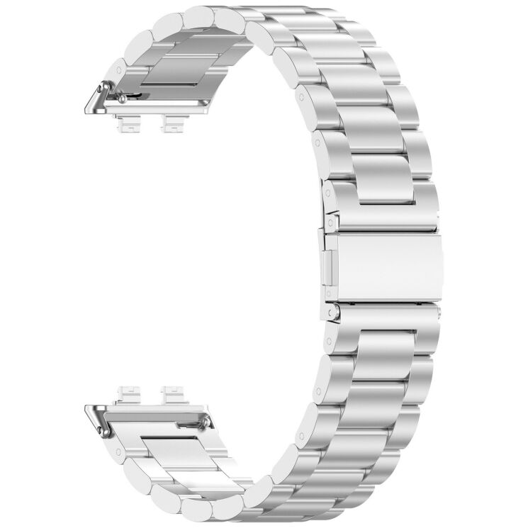 Ремешок Deexe Stainless Steel для Huawei Band 11 Pro / Band 11 - Silver (410603S) Ремешок Deexe Stainless Steel для Huawei Band 11 Pro / Band 11 - Silver: фото 3 из 10
