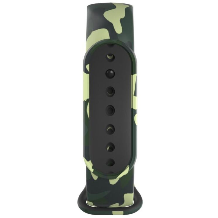 Ремешок Deexe Style Strap для Xiaomi Mi Band 5 / Mi Band 6 - Green/Camouflage: фото 5 из 5