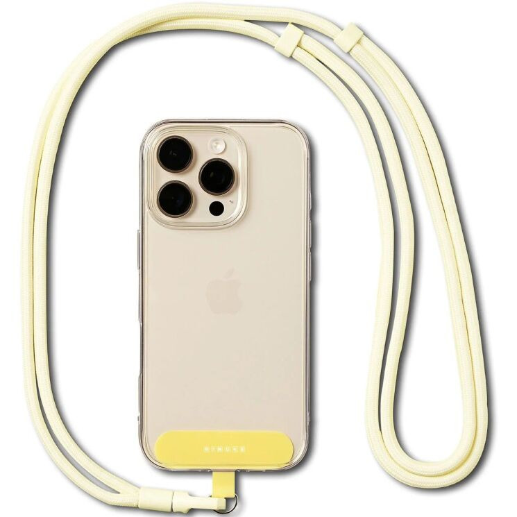 Ремінець для смартфона Ringke Link & Flow Shoulder Strap Y-Type (8800293851592) - Butter Yellow: фото 1 з 14