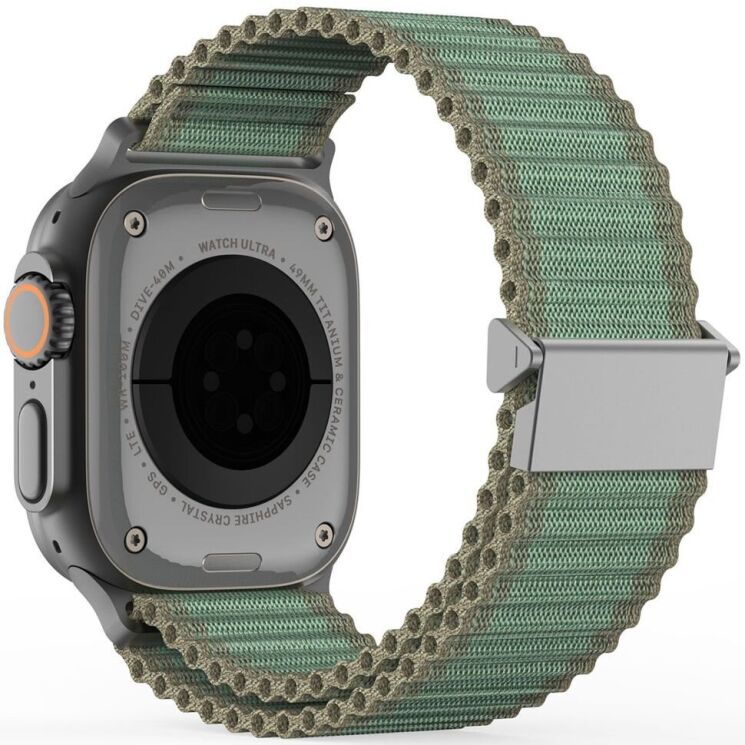 Ремінець DUX DUCIS YC Series для Apple Watch 42 / 44 / SE 44 / 45 / Ultra / Ultra 2 (49mm) - Green: фото 1 з 9