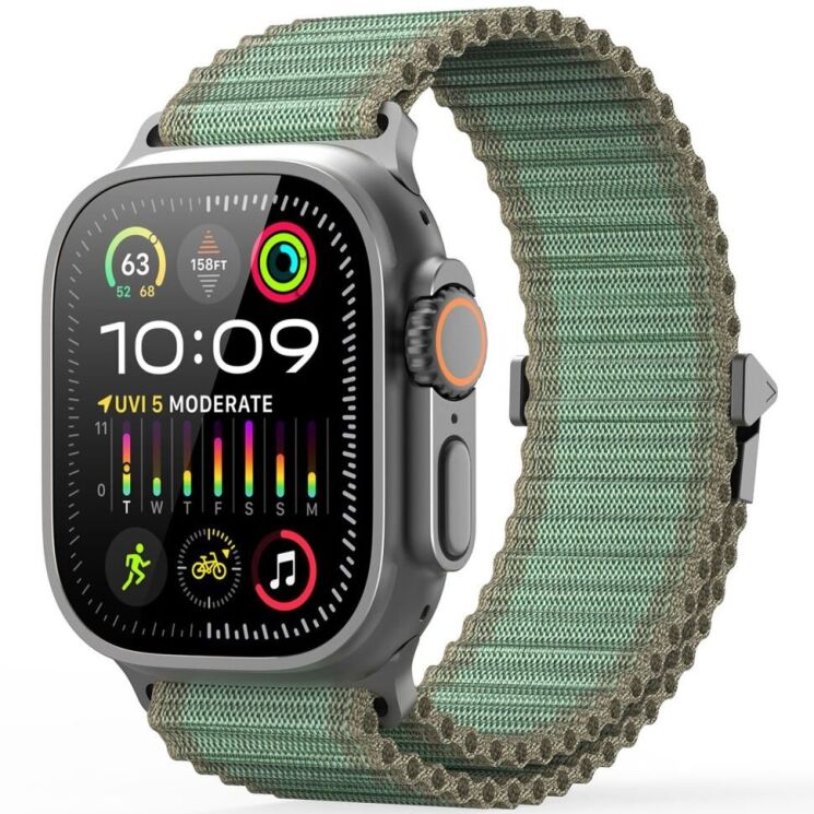 Ремінець DUX DUCIS YC Series для Apple Watch 42 / 44 / SE 44 / 45 / Ultra / Ultra 2 (49mm) - Green: фото 3 з 9