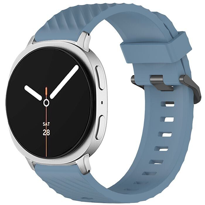 Ремінець KALEBOL Tire Pattern для Samsung Galaxy Watch 8 (40/44mm) / 8 Classic - Cyan: фото 2 з 5