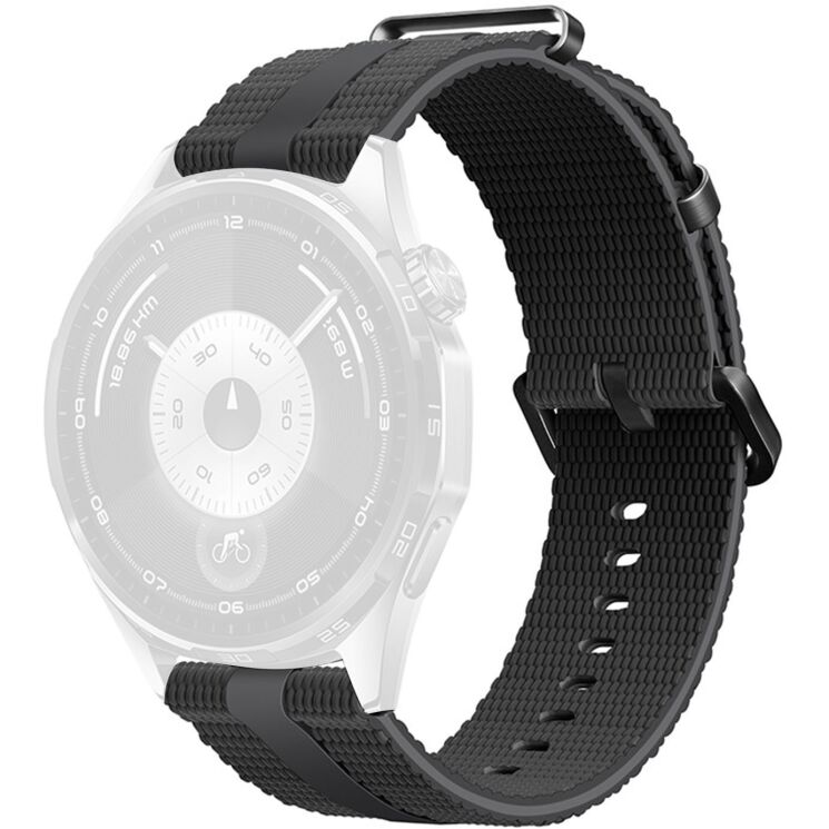 Ремешок Reframe Sport Linear для часов с шириной крепления 20 мм - Black / Grey: фото 1 из 9