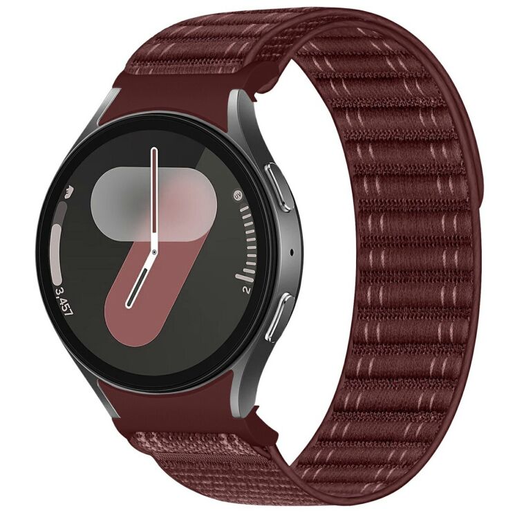 Ремінець Reframe Sprint для Samsung Galaxy Watch 4 / 4 Classic / 5 / 5 Pro / 6 / 6 Classic / 7 / FE - Wine Red: фото 4 з 18