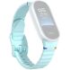 Ремешок Reframe Wavy Pattern для Xiaomi Mi Smart Band 8 / 9 / 10 - Baby Blue (326051TT). Фото 1 из 12