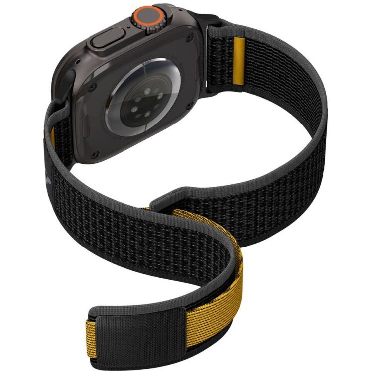 Ремінець Spigen (SGP) Athlex Air для Apple Watch 46 / 45 / 44 / SE 44 / Ultra / Ultra 2 (AMP09033) - Active Black: фото 10 з 17