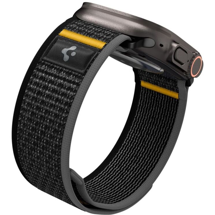 Ремінець Spigen (SGP) Athlex Air для Apple Watch 46 / 45 / 44 / SE 44 / Ultra / Ultra 2 (AMP09033) - Active Black: фото 8 з 17