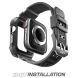 Ремешок Supcase Unicorn Beetle PRO (FW) для Apple Watch 44 / SE 44 / 45 - Black (345115B). Фото 6 из 6