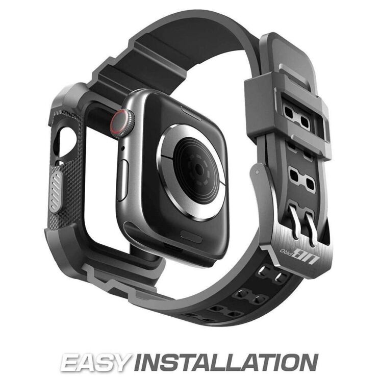 Ремешок Supcase Unicorn Beetle PRO (FW) для Apple Watch 44 / SE 44 / 45 - Black: фото 6 из 6