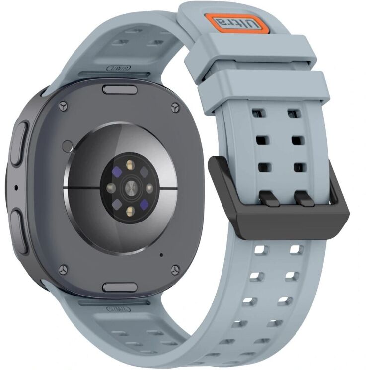 Ремешок Tech-Protect Silicone Air для Samsung Galaxy Watch 9 (40/44mm) / 8 (40/44mm) / 8 Classic - Grey: фото 2 из 5