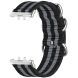 Ремінець UniCase Nylon Braslet для Samsung Galaxy Fit 3 - Black / Grey / Black / Grey / Black (349006C). Фото 5 з 6