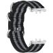 Ремінець UniCase Nylon Braslet для Samsung Galaxy Fit 3 - Black / Grey / Black / Grey / Black (349006C). Фото 4 з 6