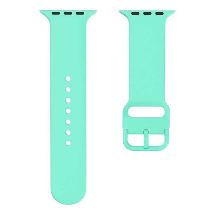 Ремешок UniCase Silicone Band для Apple Watch 46 / 45 / 44 / SE 44 / 42 (Series 1-3) / Ultra / Ultra 2 - Light Green: фото 3 из 7