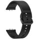 Ремінець UniCase Silicone Strap для Samsung Galaxy Fit 3 - Black (349000B). Фото 2 з 3